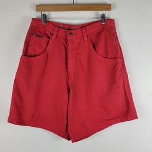 Vintage 90s Paco Jeans High Waist Jean Shorts Mom Shorts Cotton Red